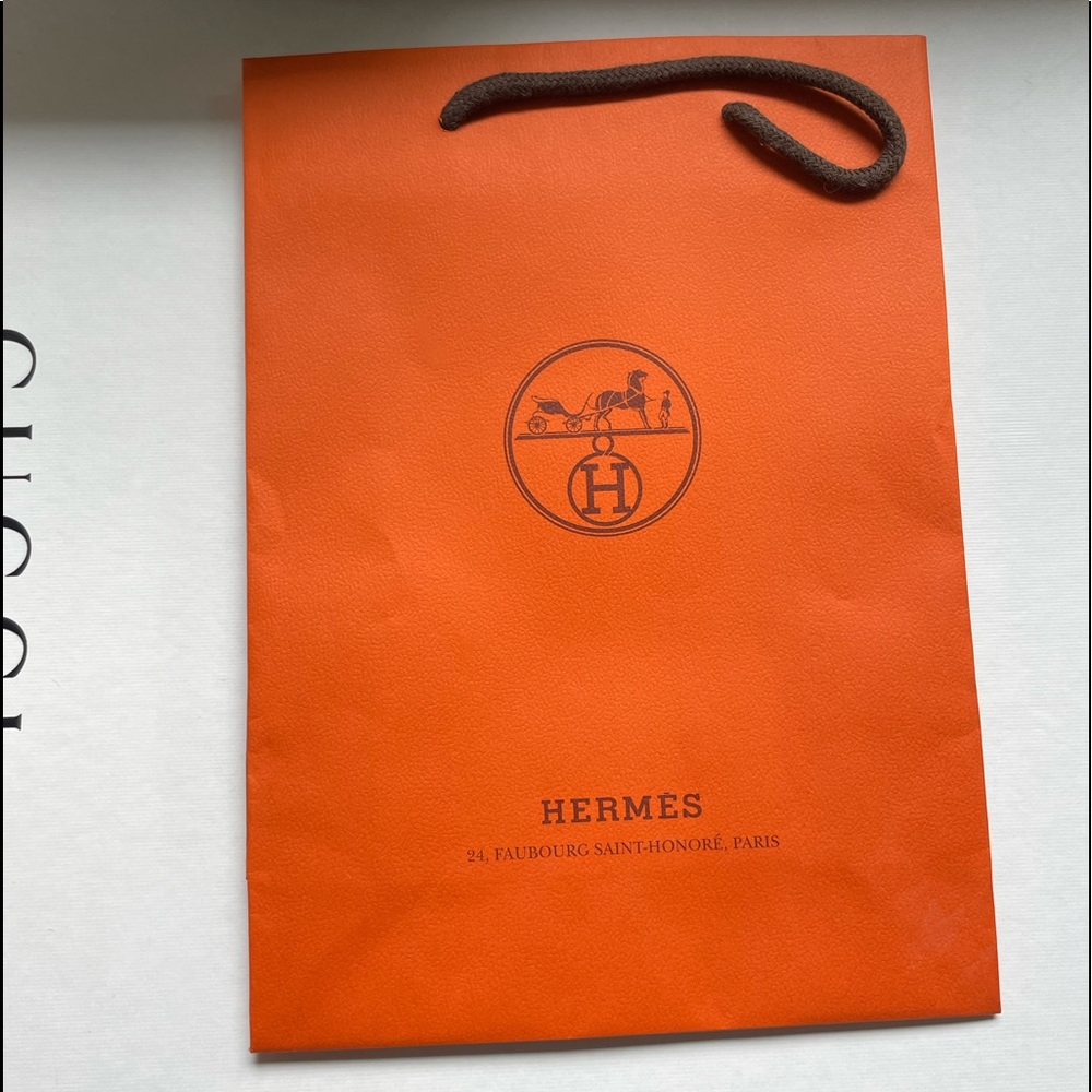 Genuine Hermès Paper Shopping Bag